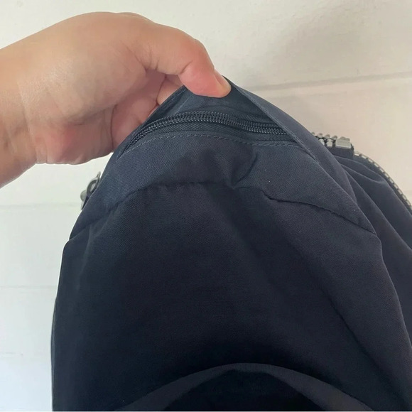 EUC Kipling Hal Large Expandable Unisex Backpack in Dark Blue - Picture 10 of 13